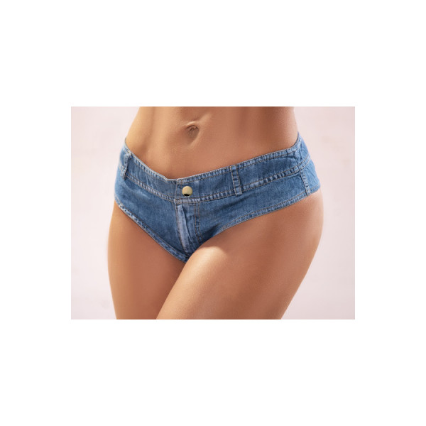 Micro short imitation jean 